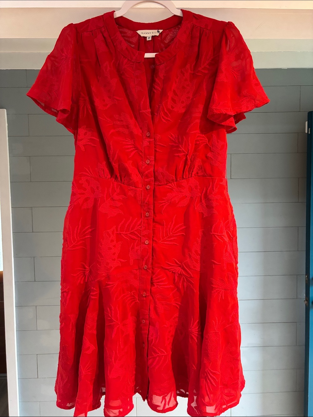 Ranna Gill‎ Scarlette Embroidered Mini Dress